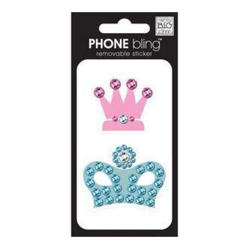 Me & My Big Ideas - Phone Bling Stickers Simple Crowns Multicolor*