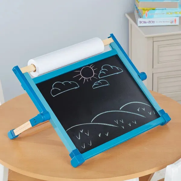 Melissa & Doug Double-Sided Magnetic Wooden Tabletop Easel