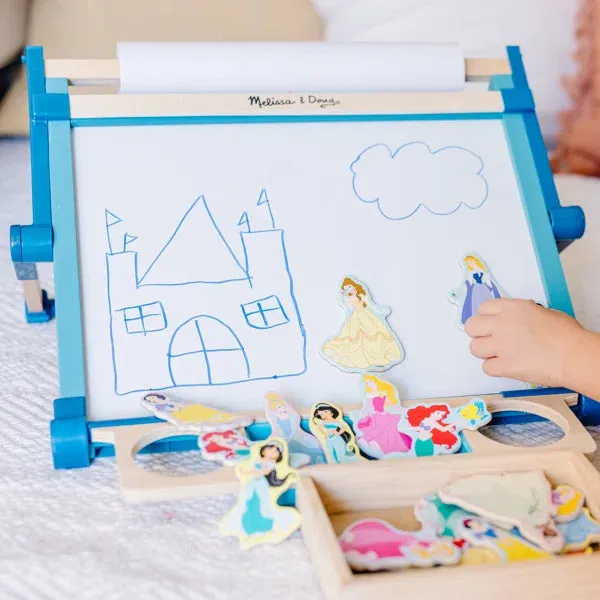 Melissa & Doug Double-Sided Magnetic Wooden Tabletop Easel
