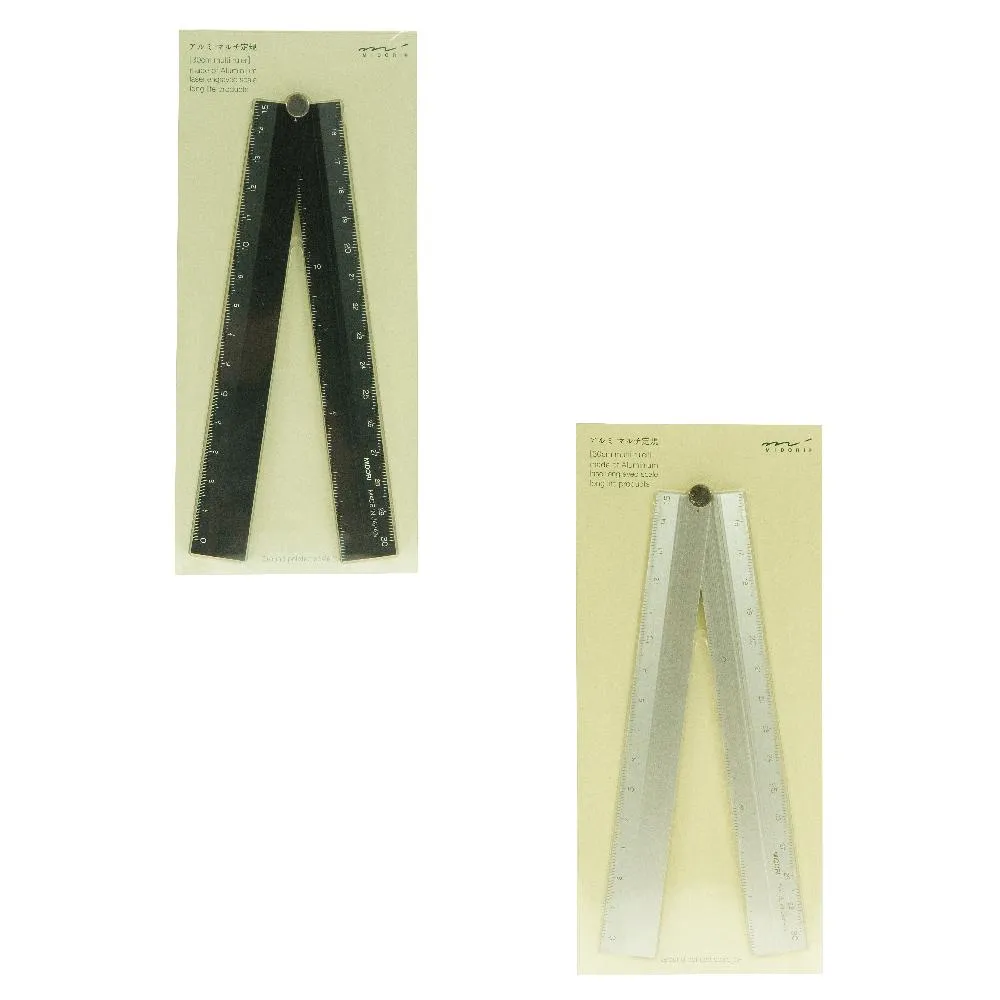 Midori Aluminium Multi Rulers