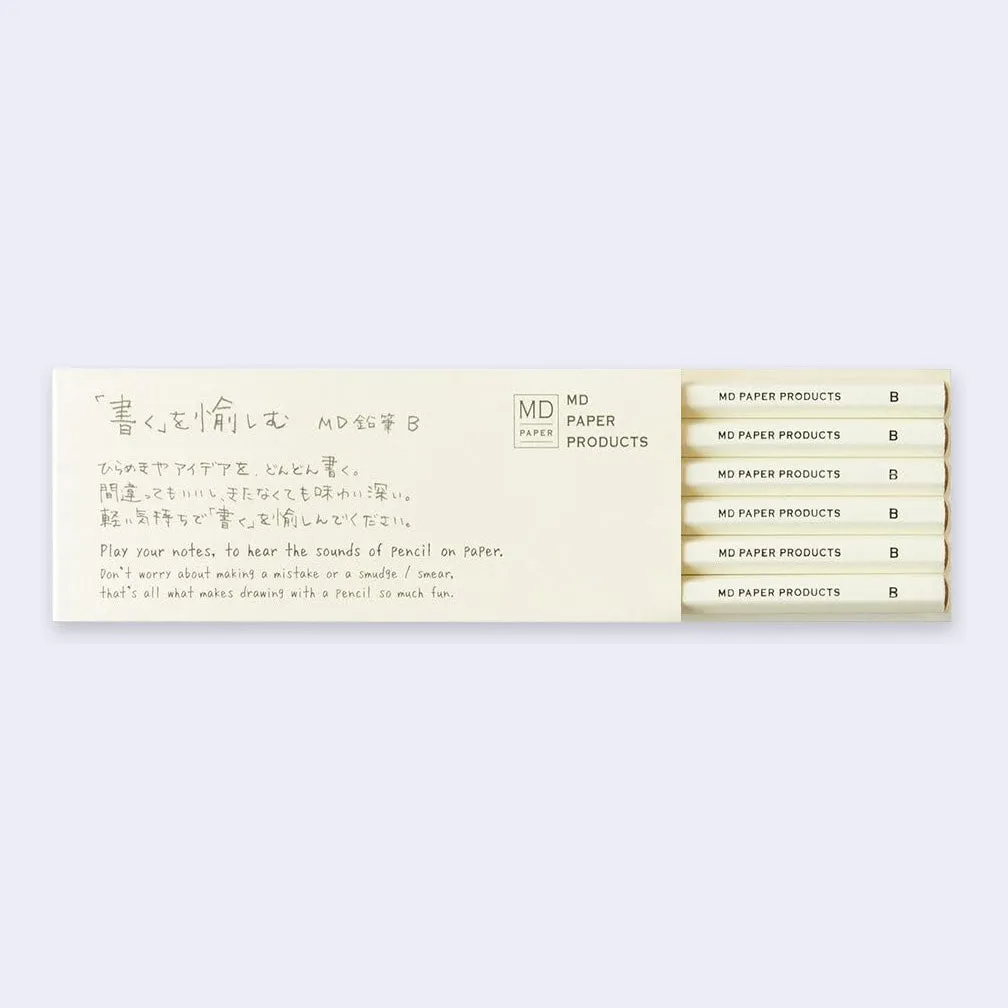 Midori MD Pencil B Set (Pack of 6)