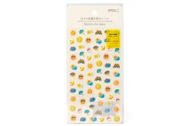 Midori Stickers for Diary, Weather