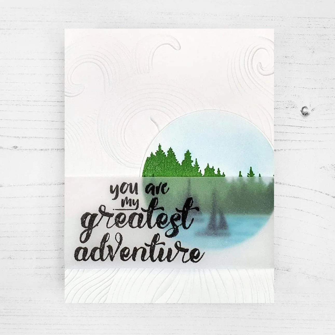 Mighty Waves 3D Embossing Folder