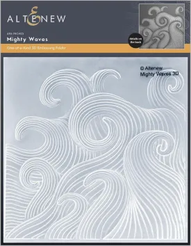 Mighty Waves 3D Embossing Folder