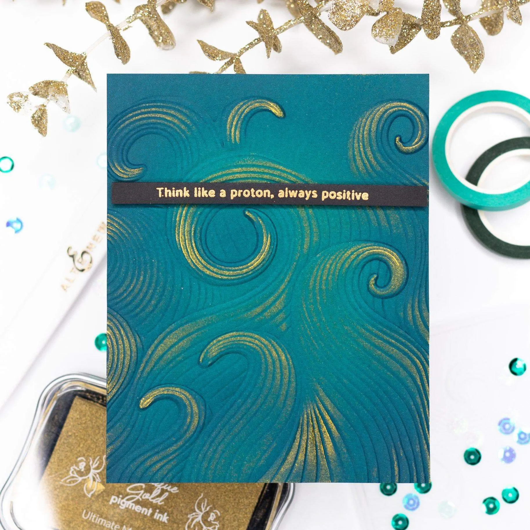 Mighty Waves 3D Embossing Folder