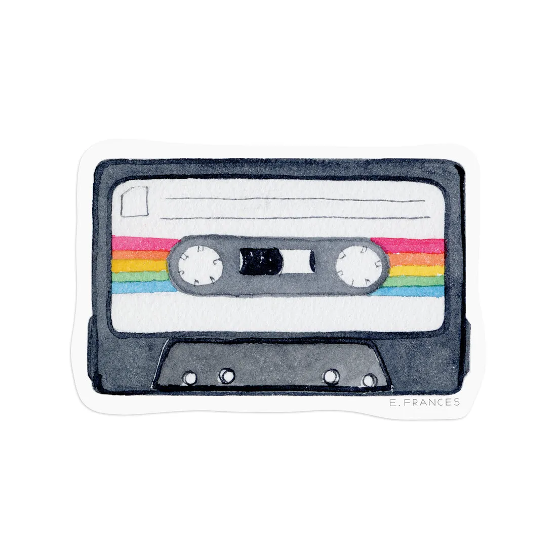 Mix Tape E. Frances Sticker