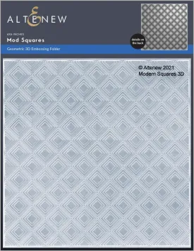 Mod Squares 3D Embossing Folder