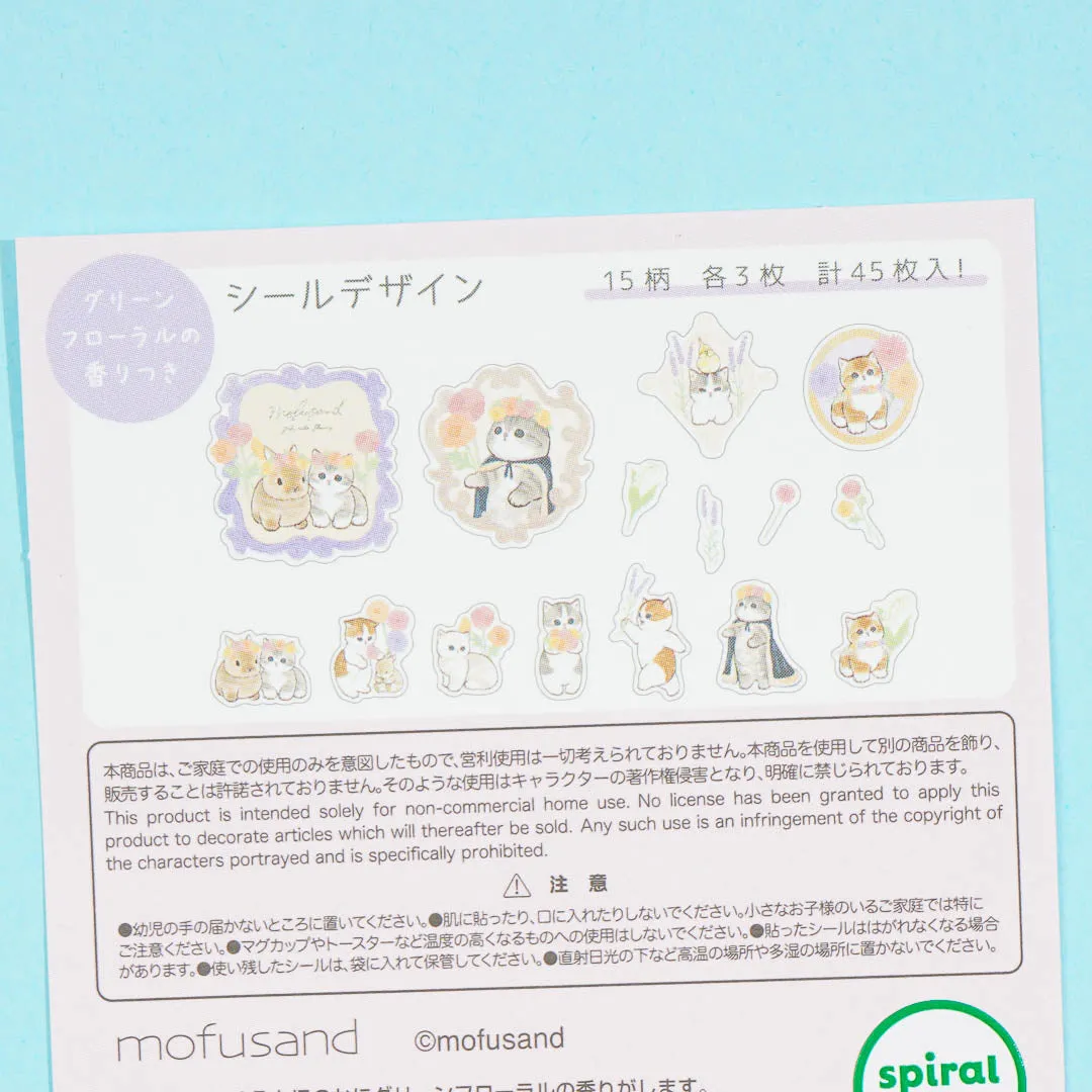Mofusand Flowery Scented Stickers