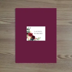 Moody Garden Personalized Folder Stickers