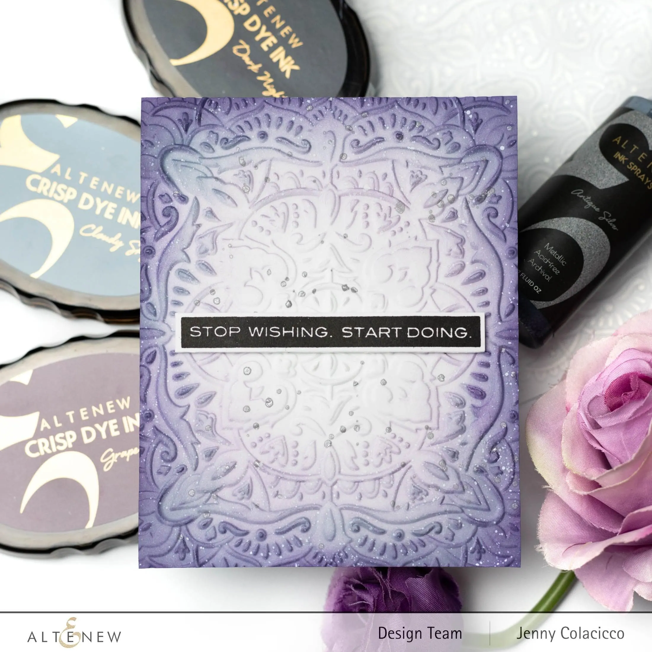 Motif Tile 3D Embossing Folder