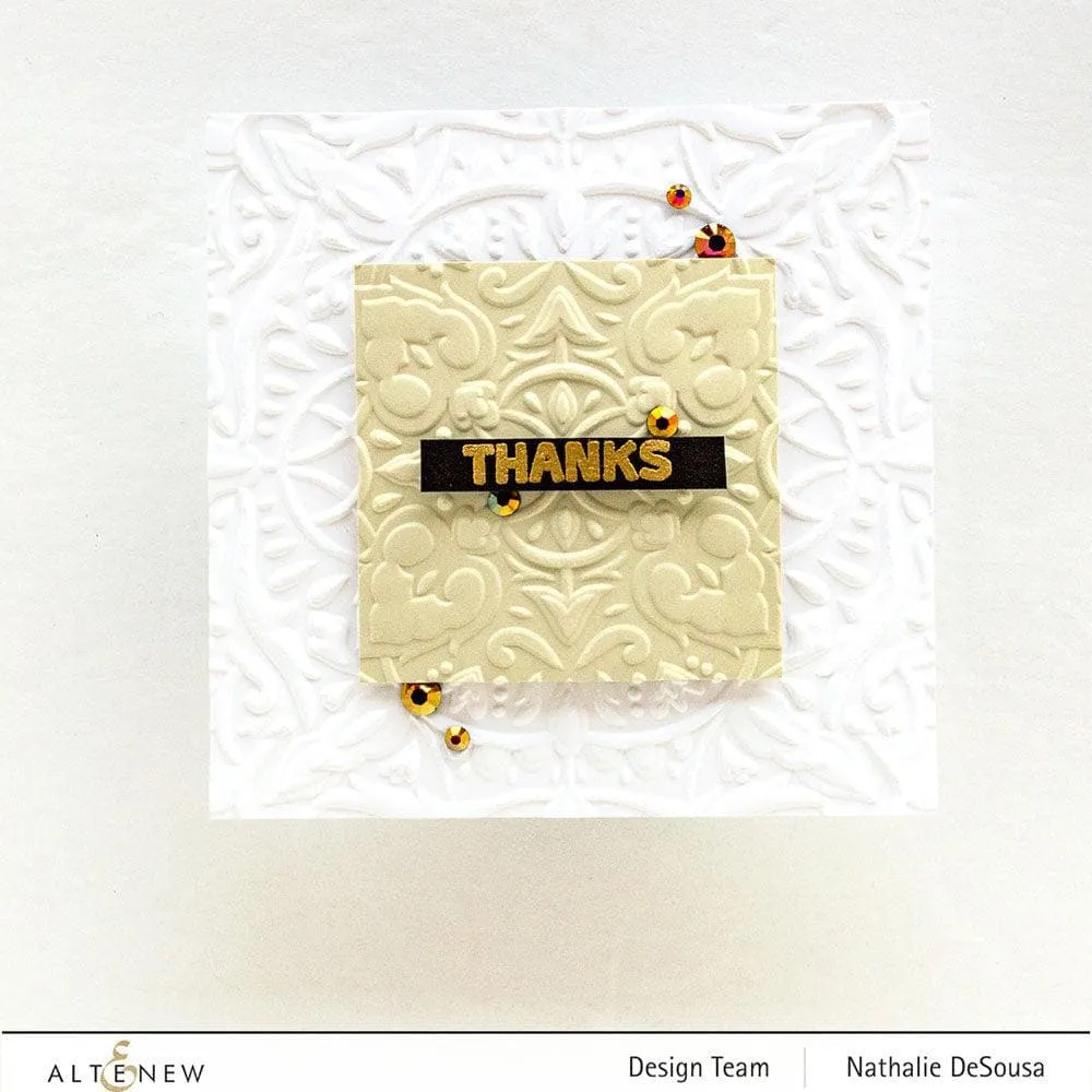 Motif Tile 3D Embossing Folder