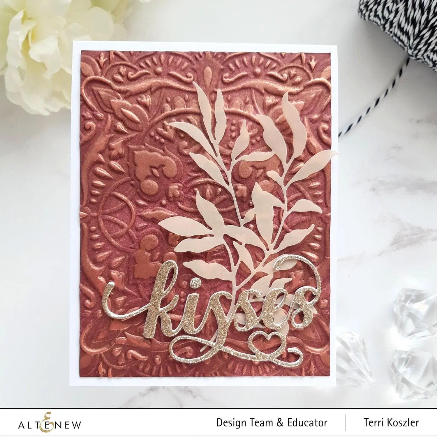 Motif Tile 3D Embossing Folder