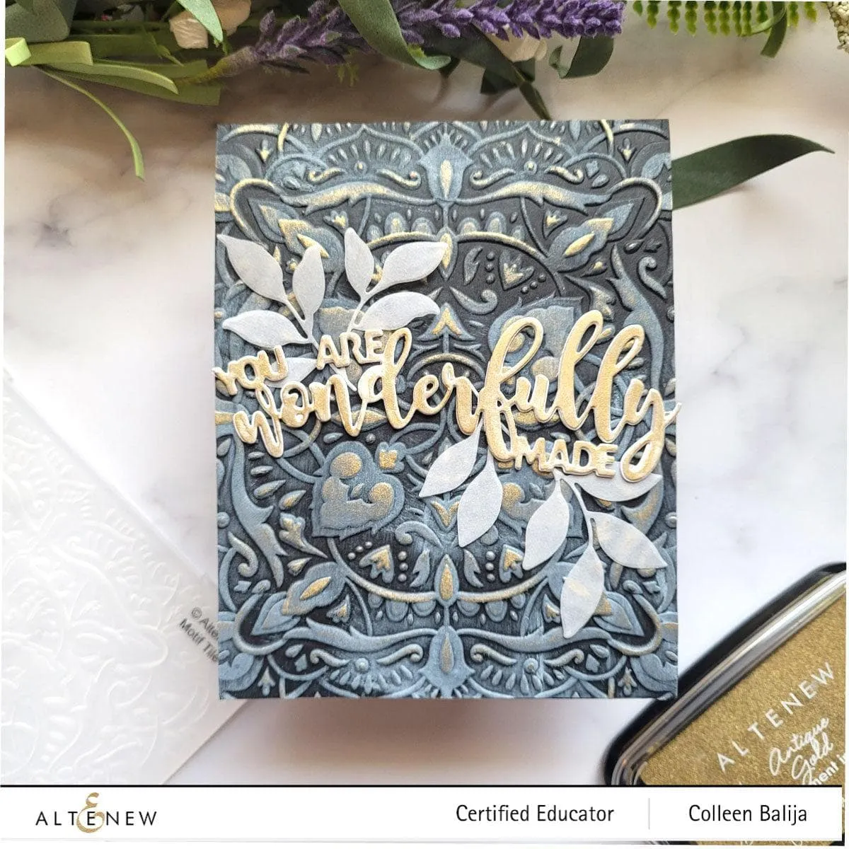 Motif Tile 3D Embossing Folder