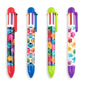 Multicolor Click Pen: Monster