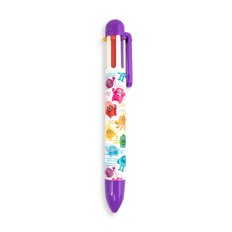 Multicolor Click Pen: Monster