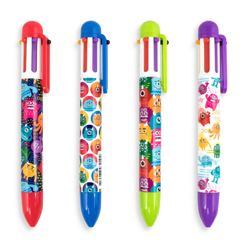 Multicolor Click Pen: Monster