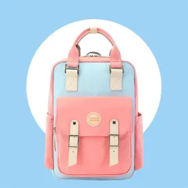 Multicolor Pastel School Backpack