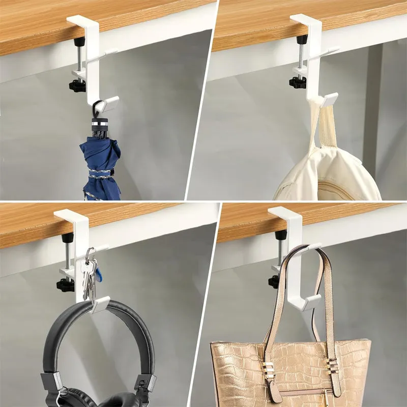Multipurpose Adjustable Desk Clamp Hook