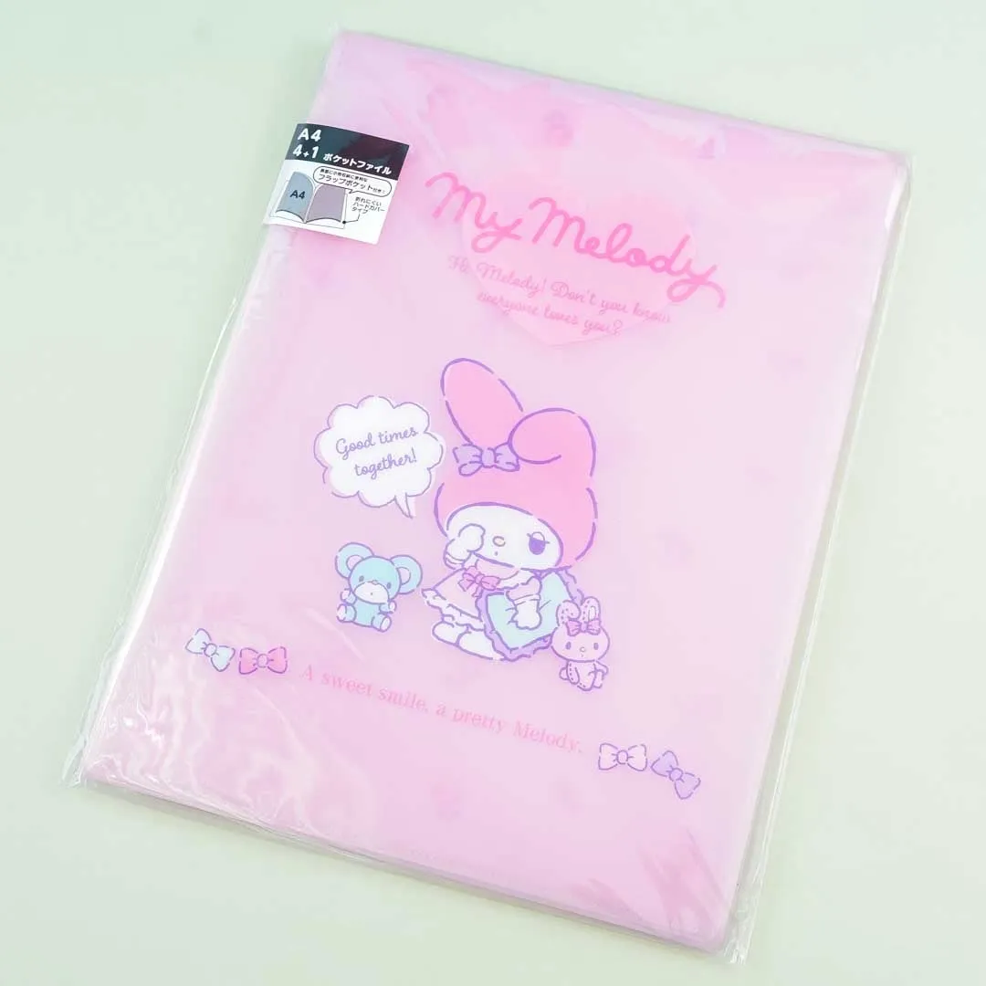 My Melody Multi-Pocket A4 File Folder