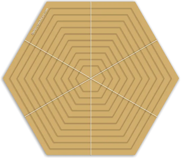 Mystical Shapes Nested Hexagon