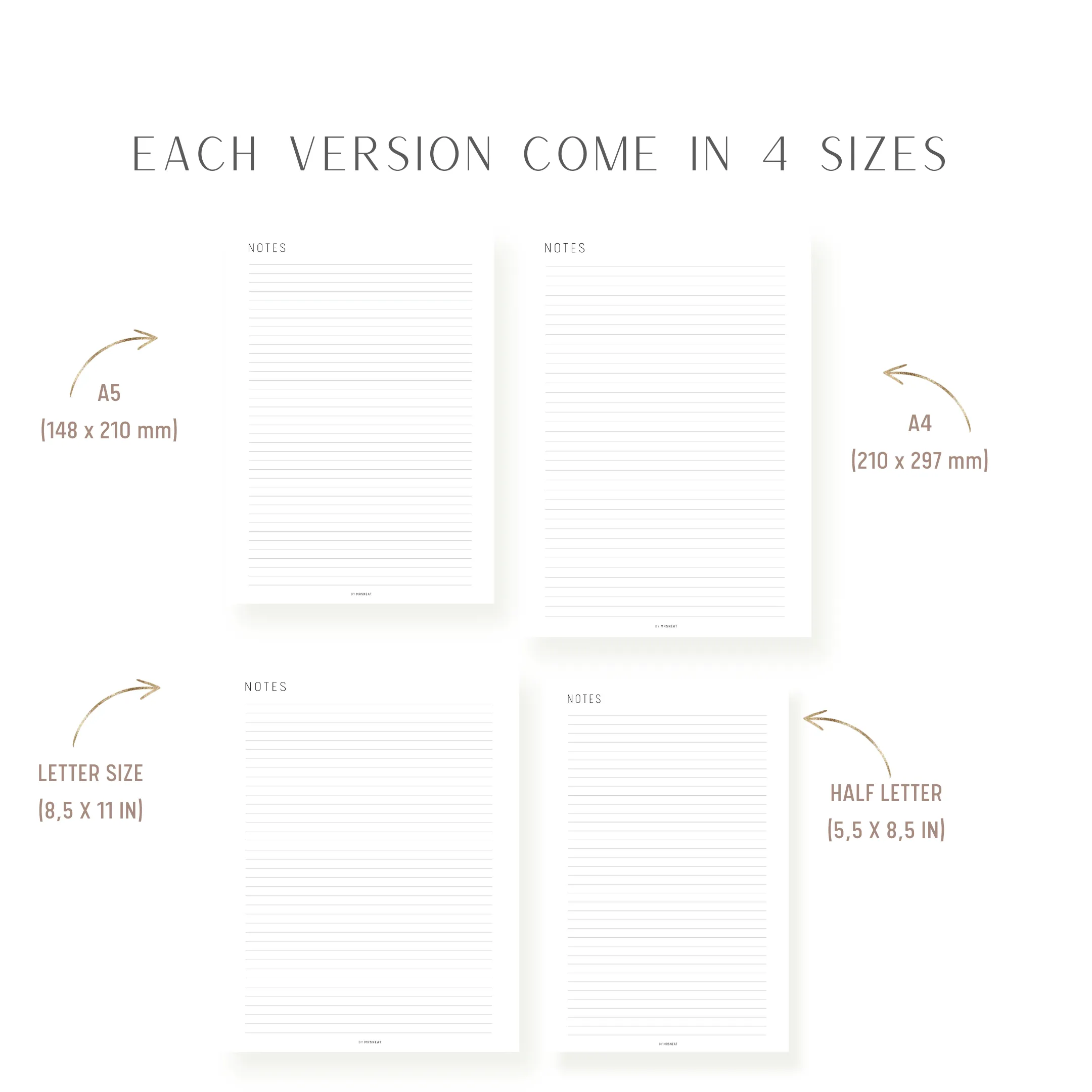 Notes Page Printable
