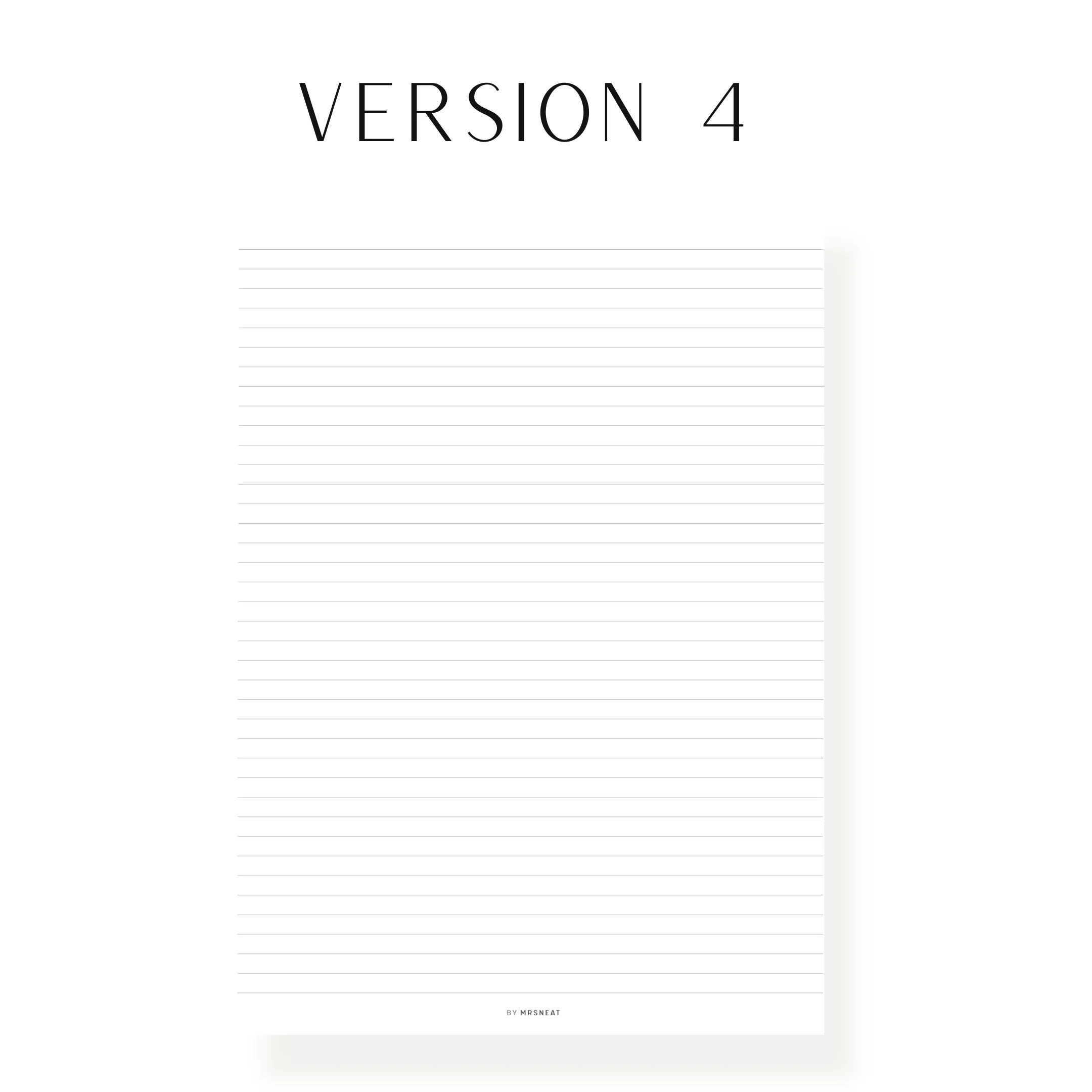 Notes Page Printable