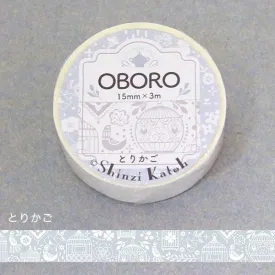 Oboro Birdcage White Washi Tape