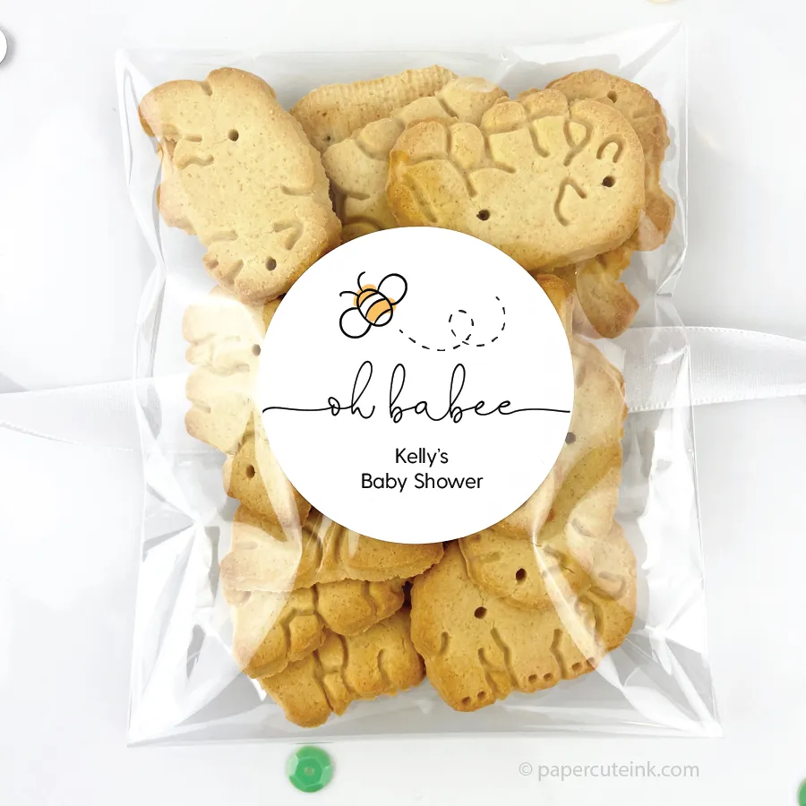 Oh Babee Baby Shower Stickers