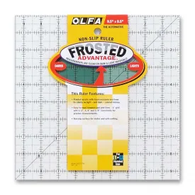 Olfa Frosted Acrylic Ruler 9-1/2in x 9-1/2in The Alternative
