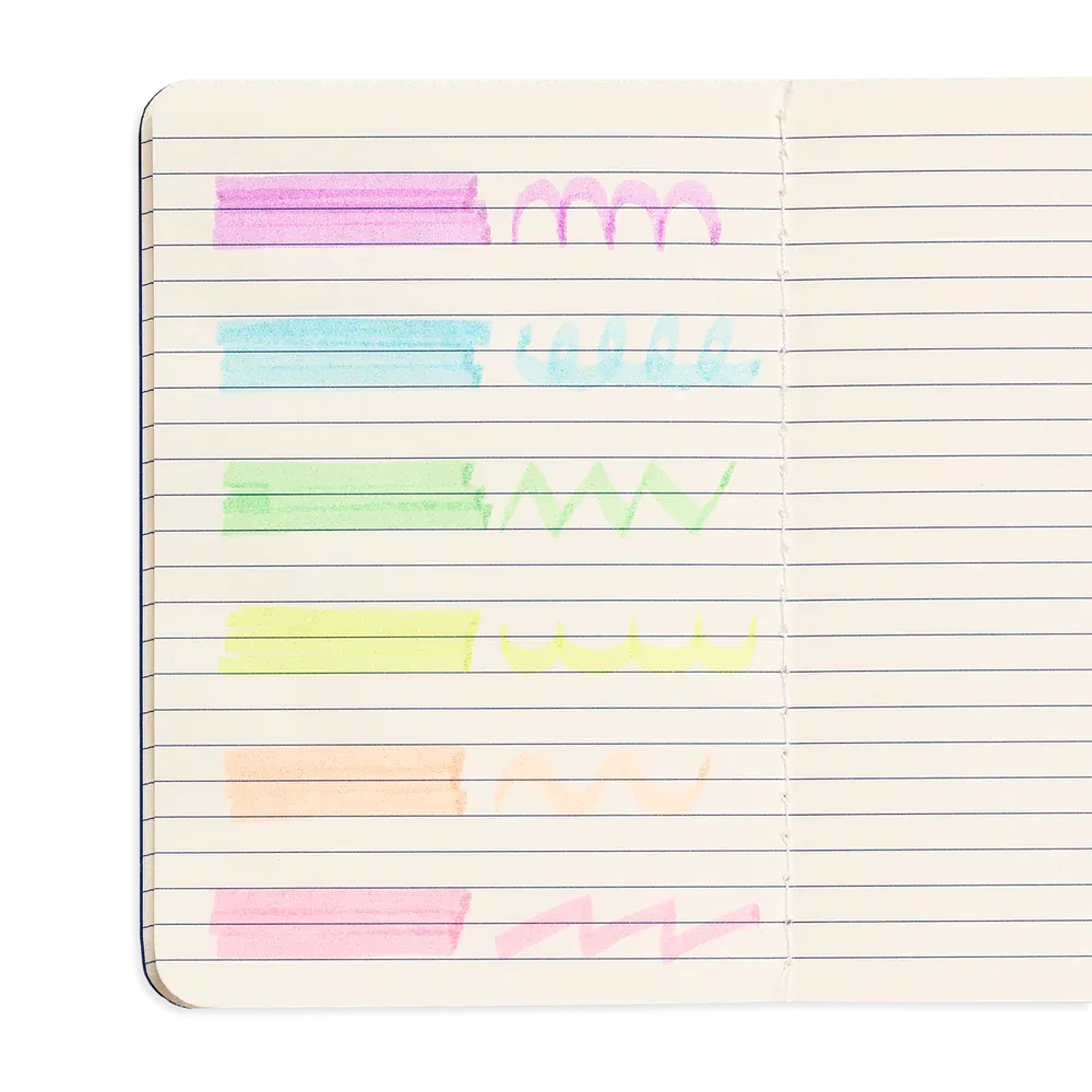 Ooly 6 Oh My Glitter Neon Highlighters Stationary Art and craft for kids 6yrs 