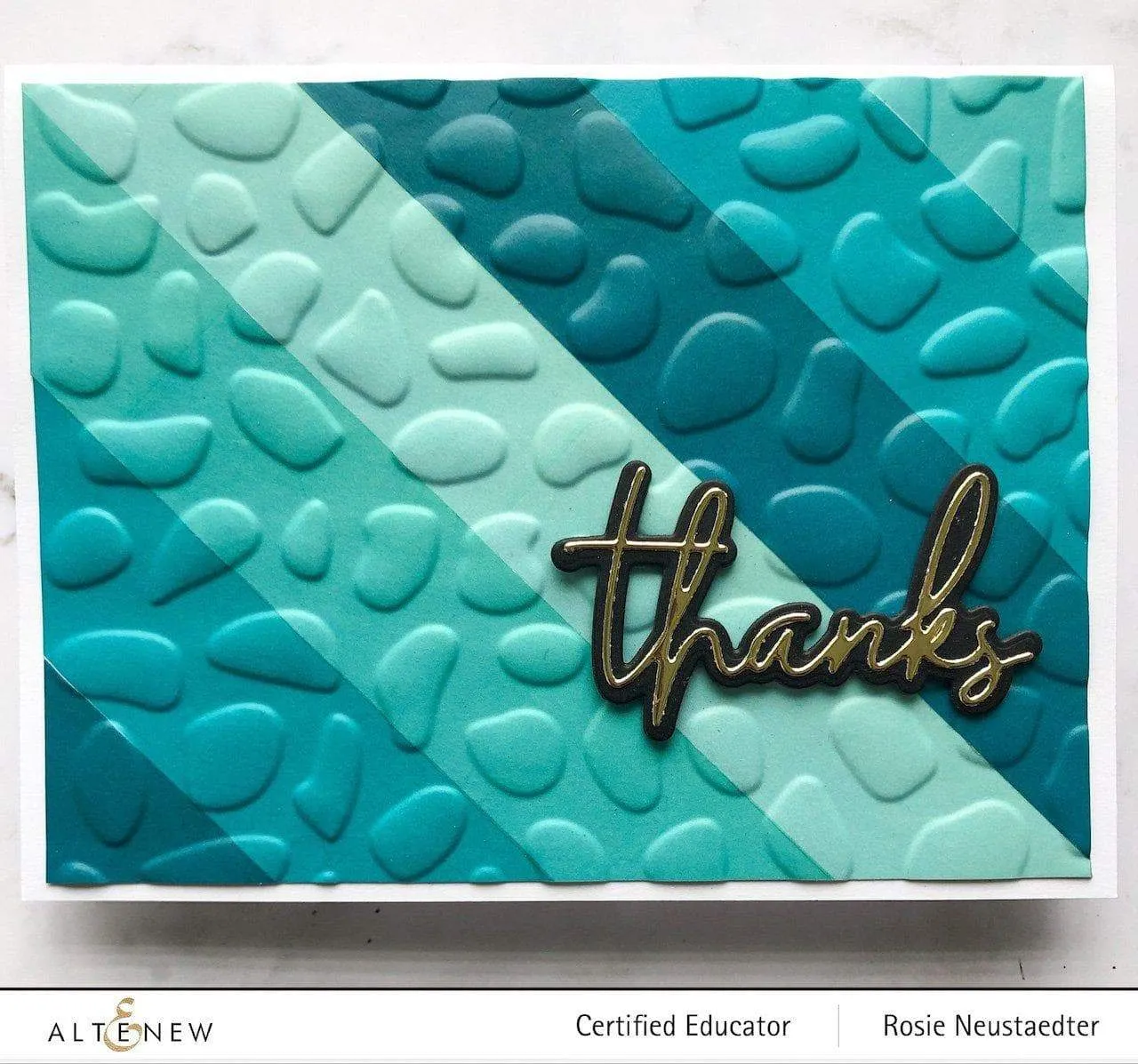Organic Stones 3D Embossing Folder