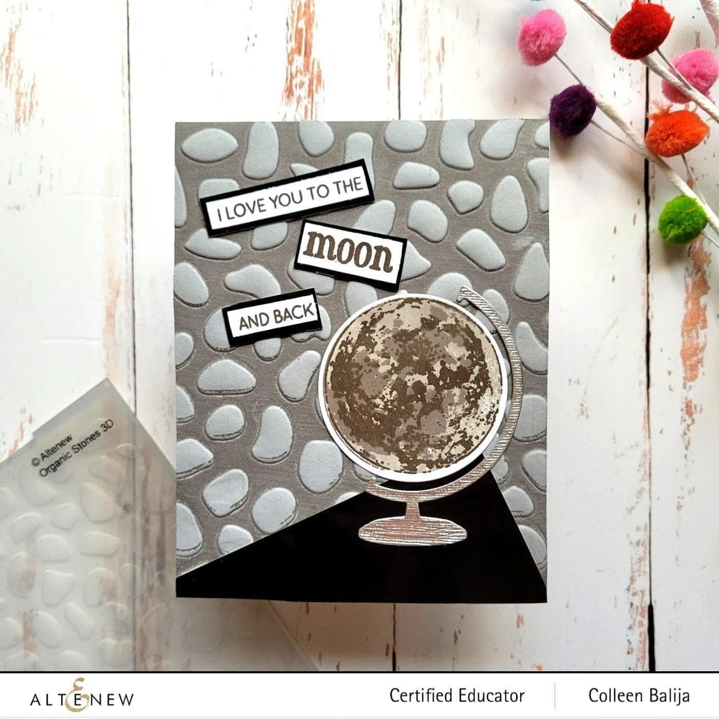 Organic Stones 3D Embossing Folder