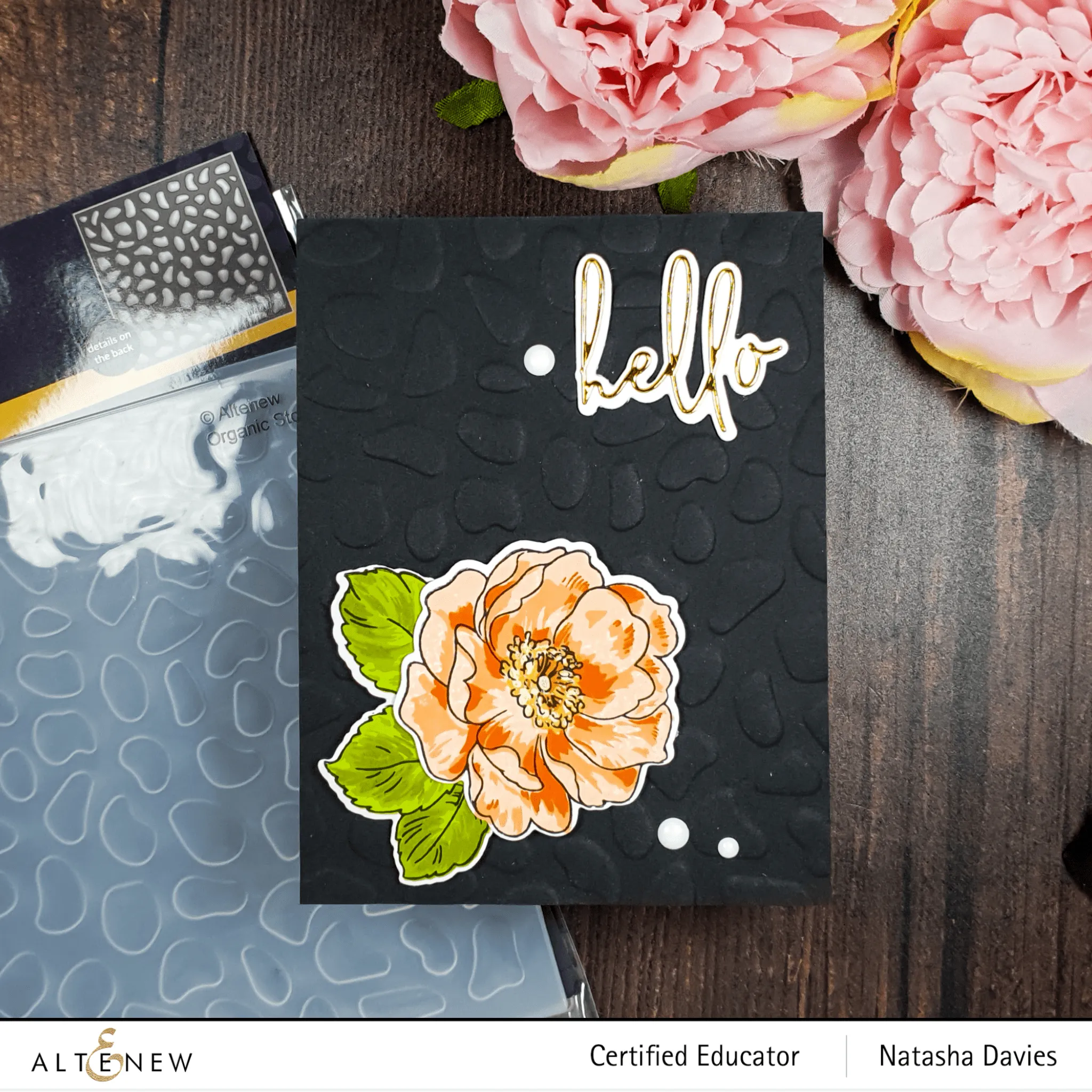 Organic Stones 3D Embossing Folder
