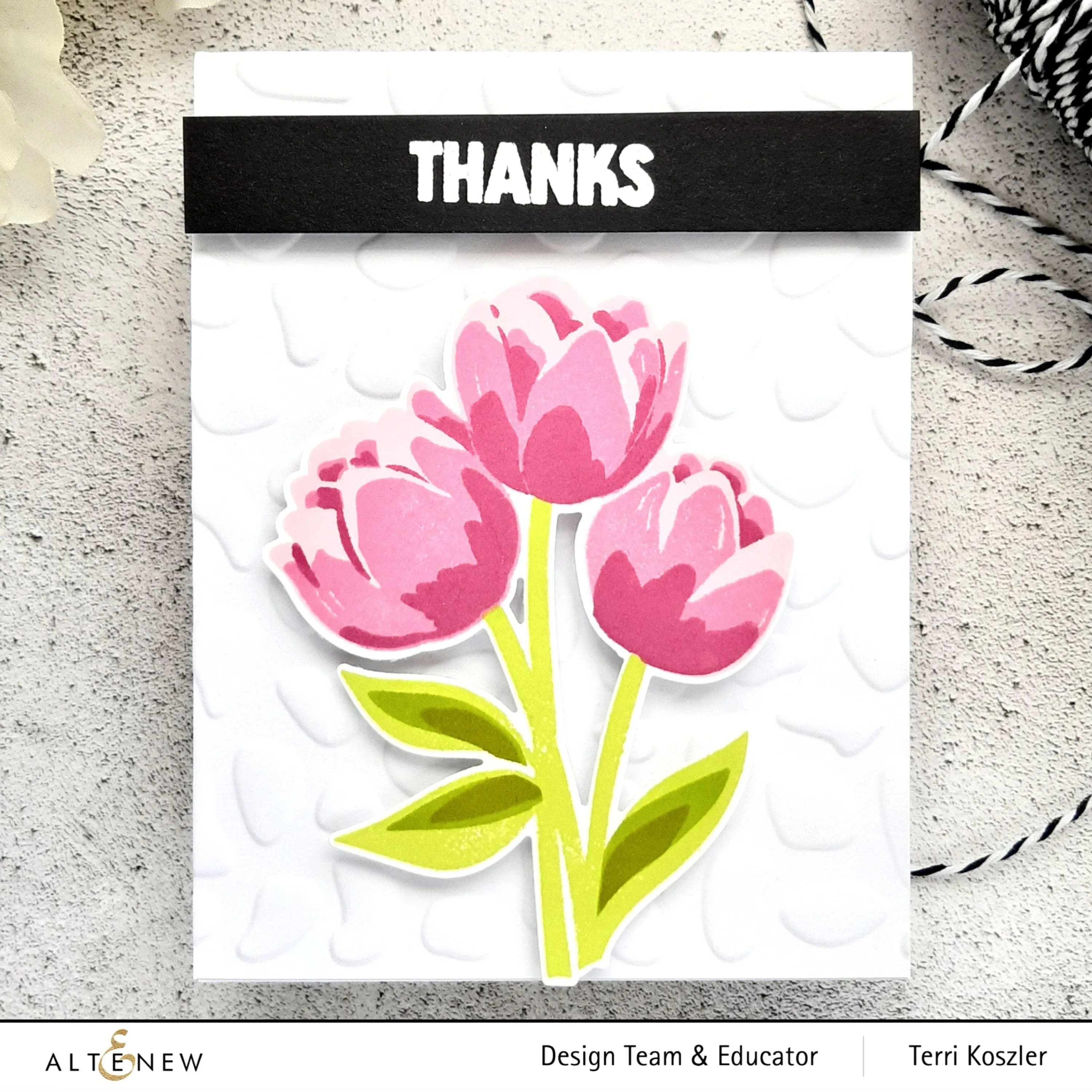 Organic Stones 3D Embossing Folder