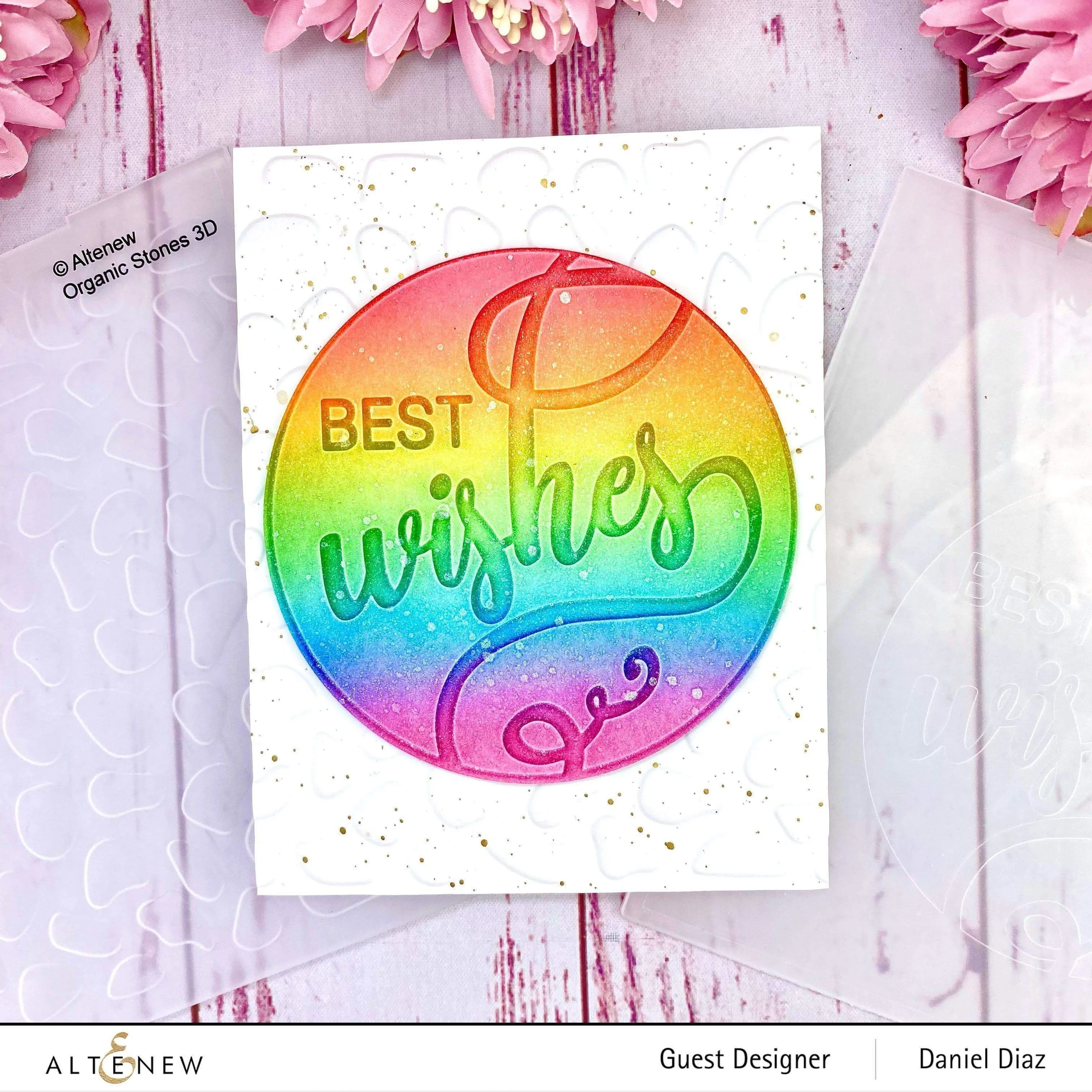 Organic Stones 3D Embossing Folder