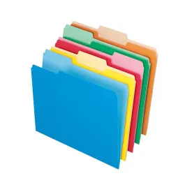 OXFORD 100CT ASSORT COLOR TOP FILE