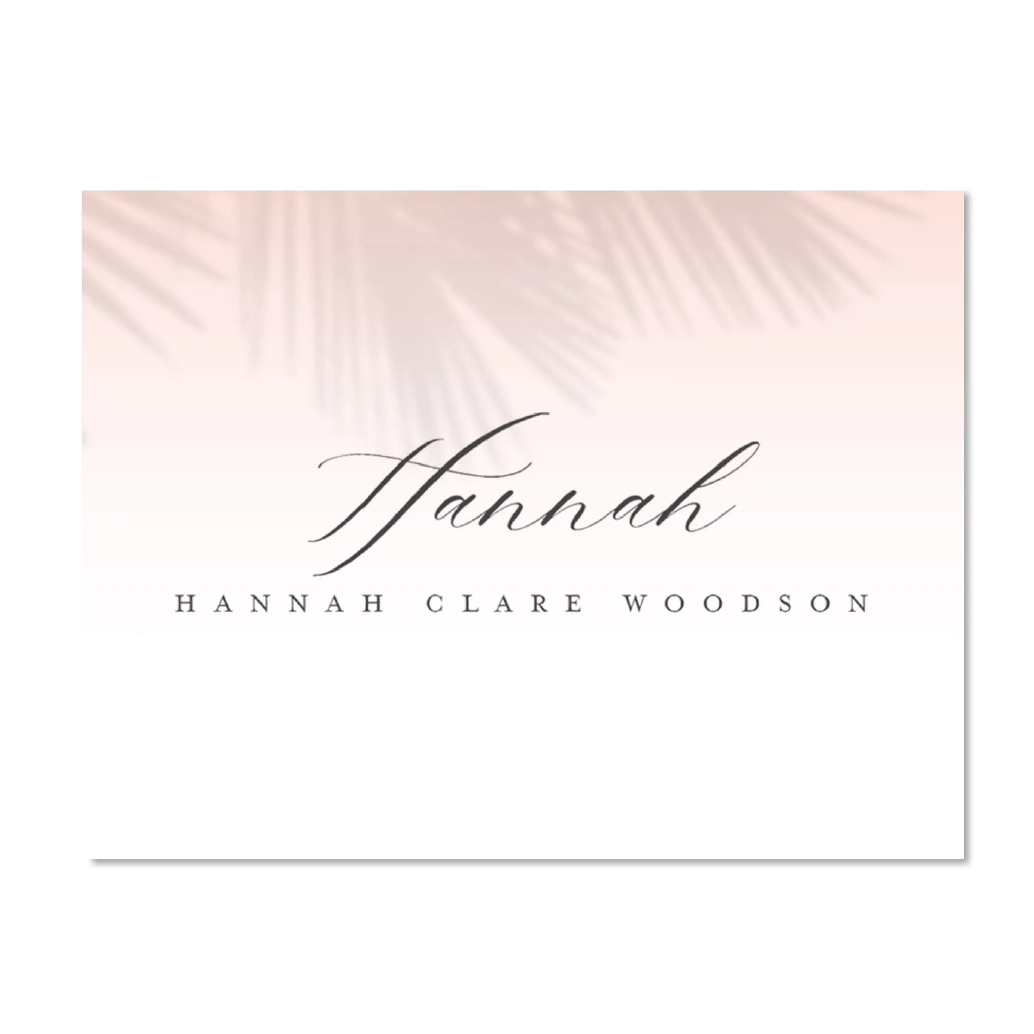 Palm Shadows Personalized Folder Stickers