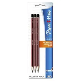 Papermate Woodcase Pencil Hb Pack 3