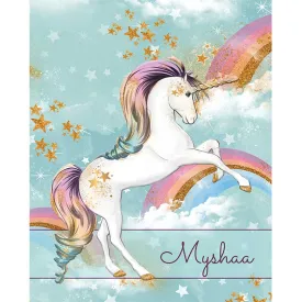 Personalised Notebook - Unicorn