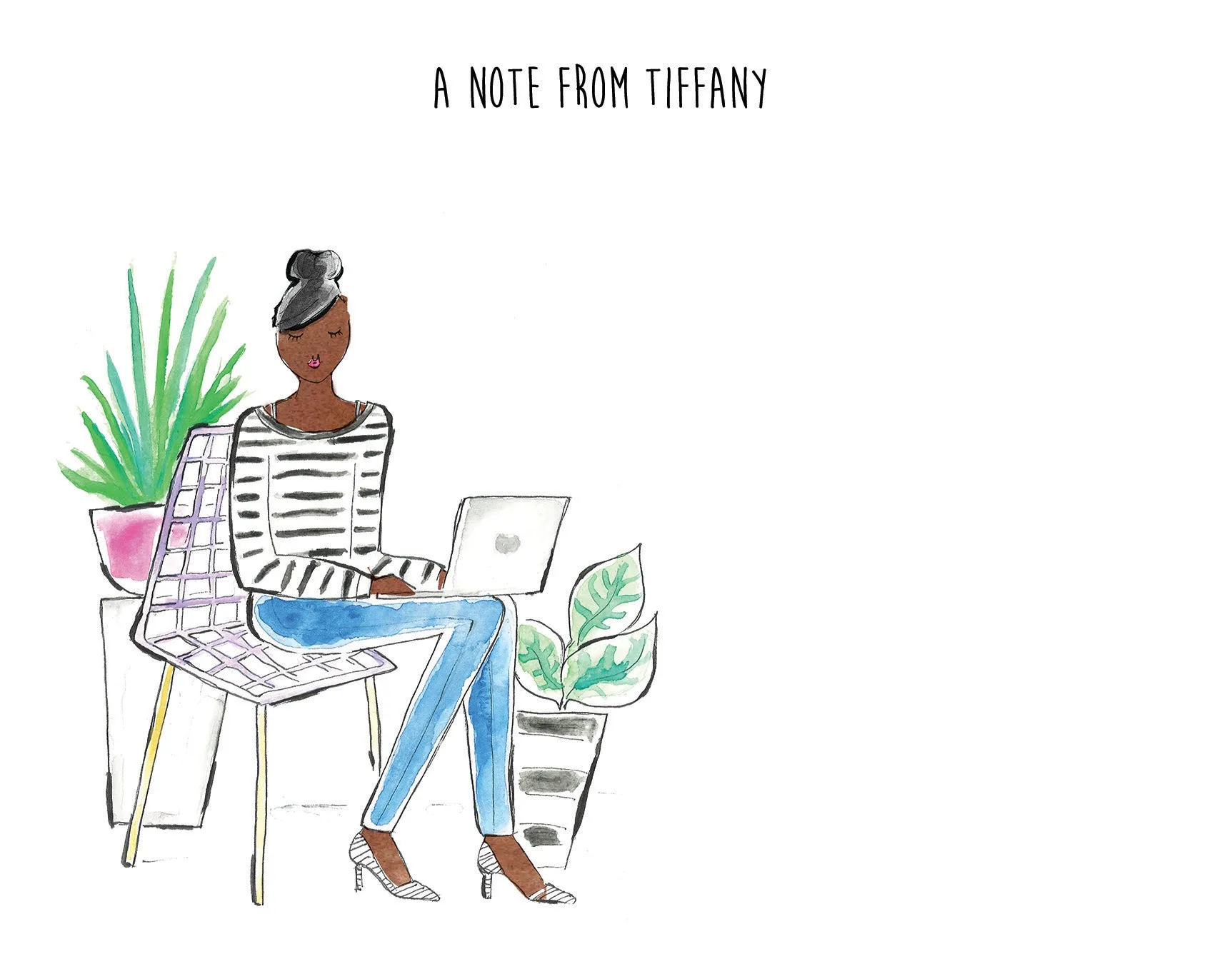 Plant Girl Boss Personalized Stationery