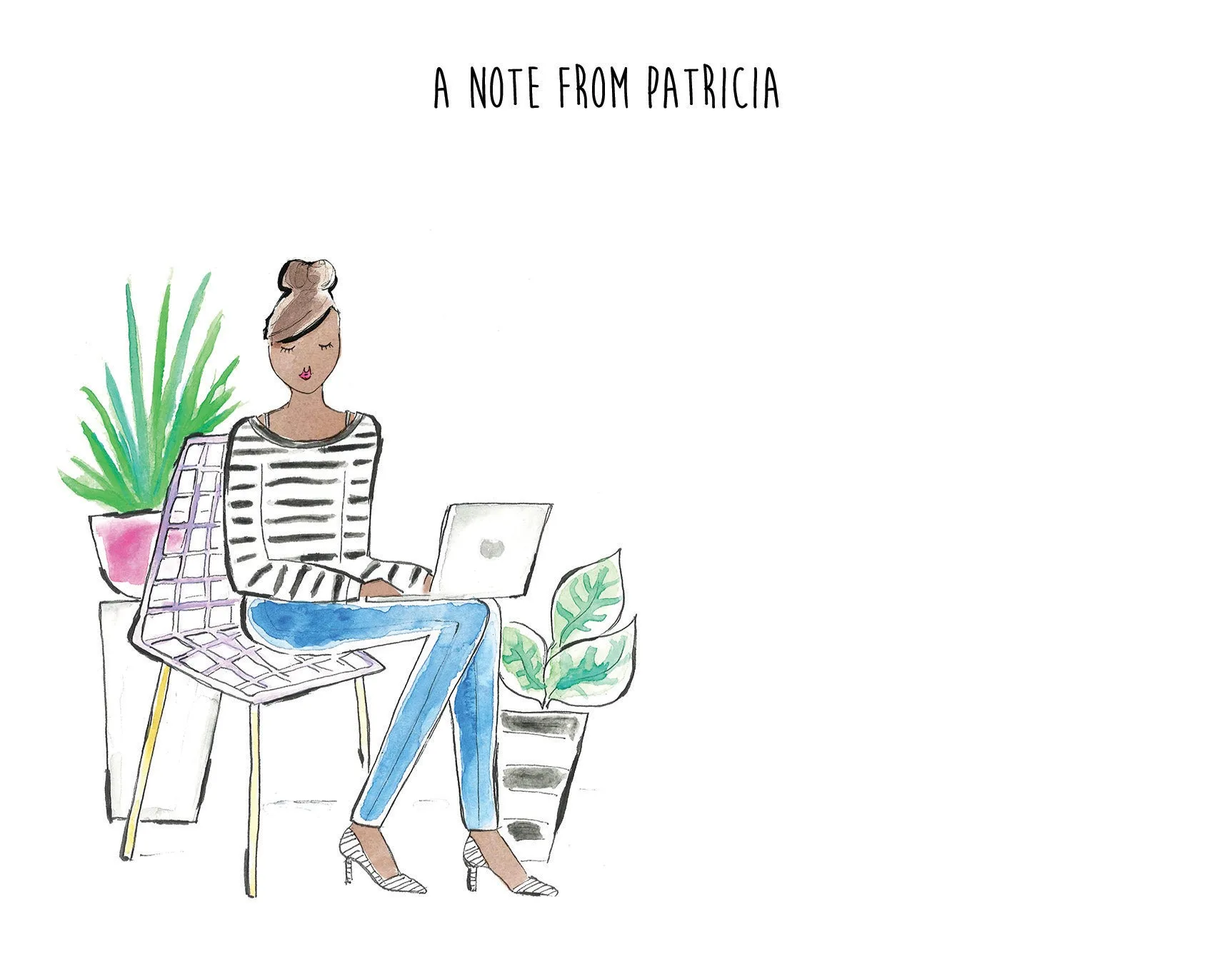 Plant Girl Boss Personalized Stationery