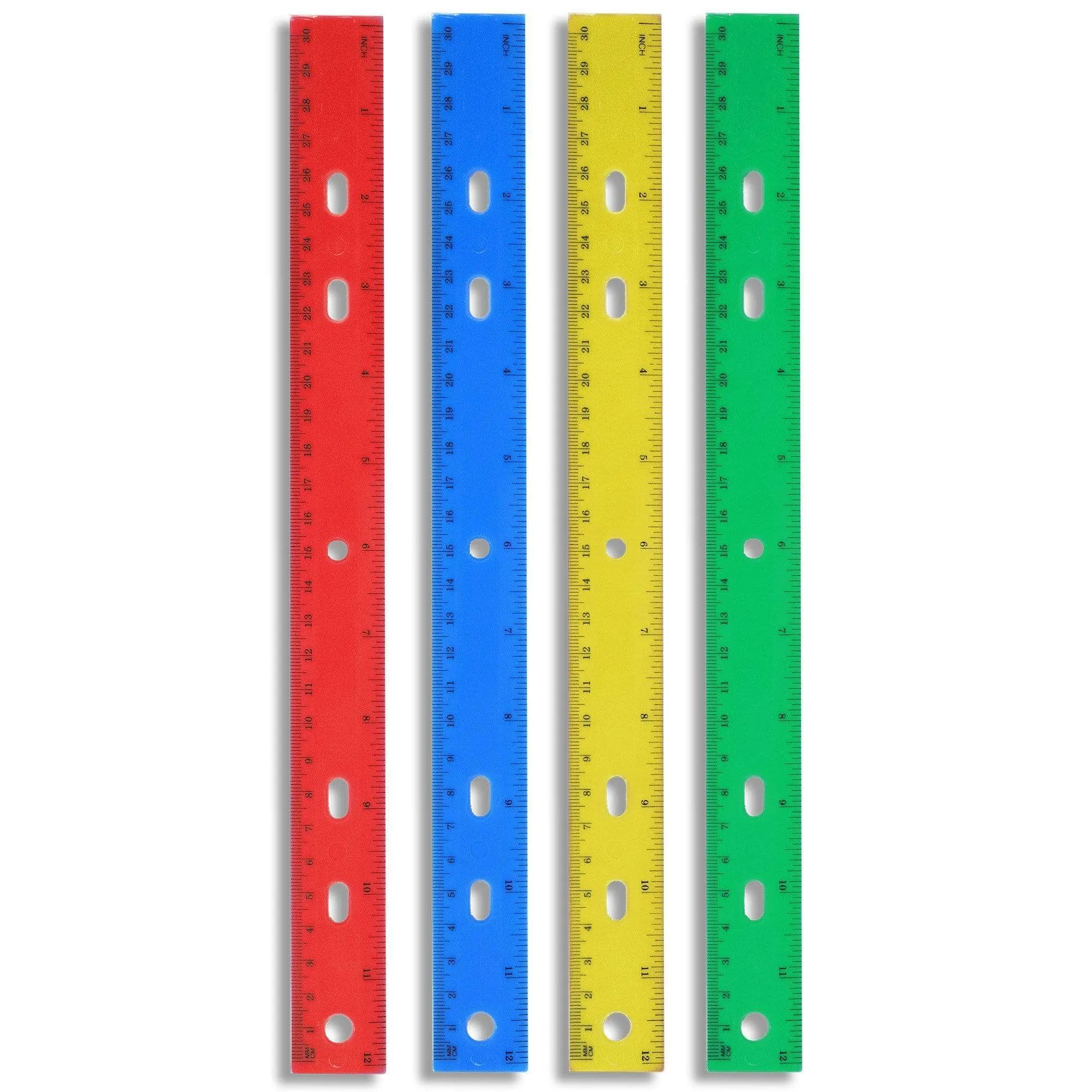 Plastic 12 Inch Rulers