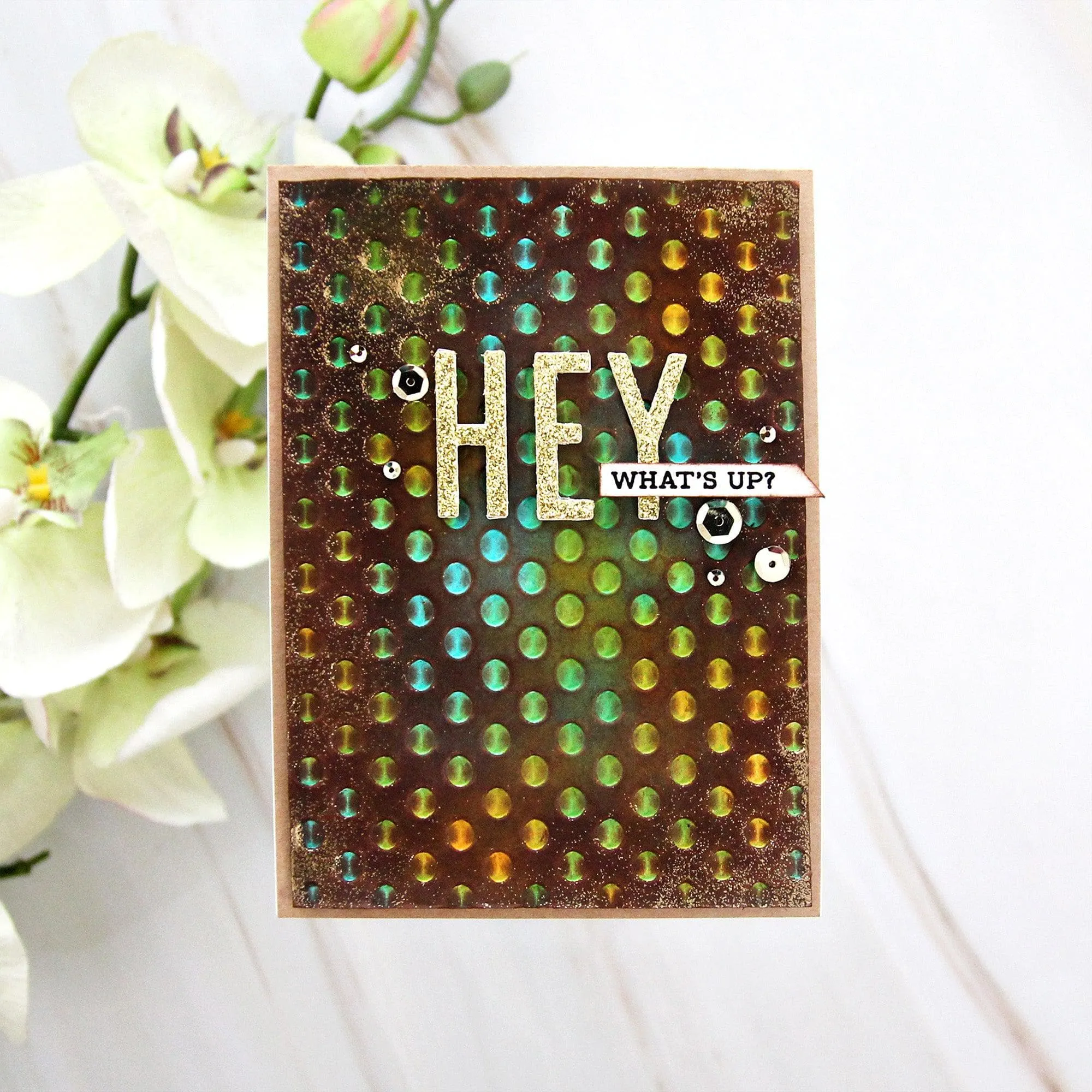 Playful Circles 3D Embossing Folder
