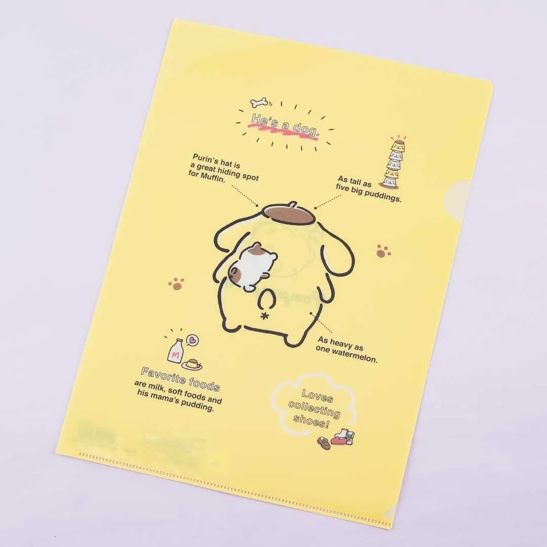 Pompompurin Life A4 File Folder
