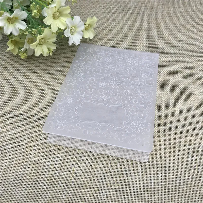 Poppy Crafts Embossing Folder #305 - Floral Front