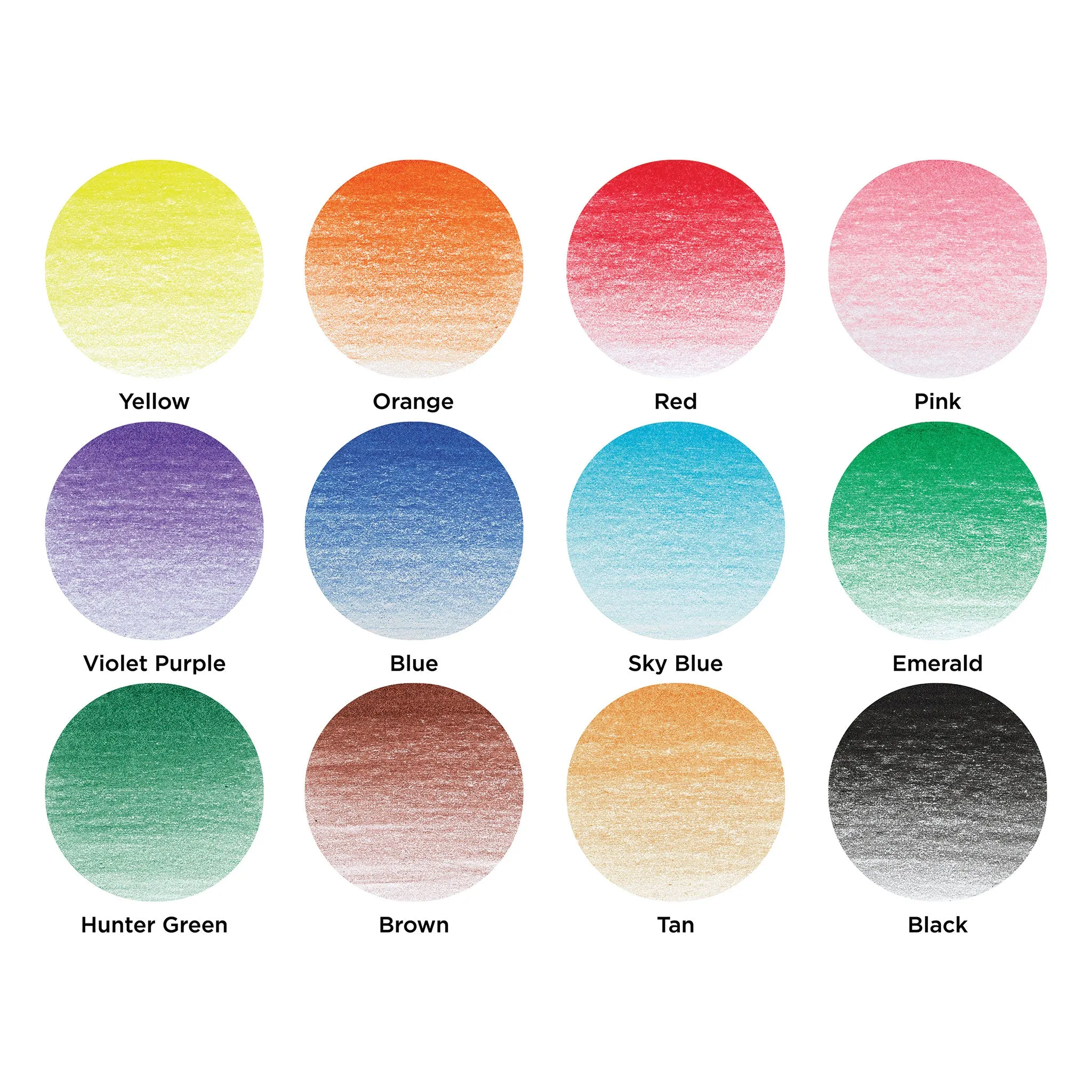 Premium Plus Colored Pencils - Set of 12