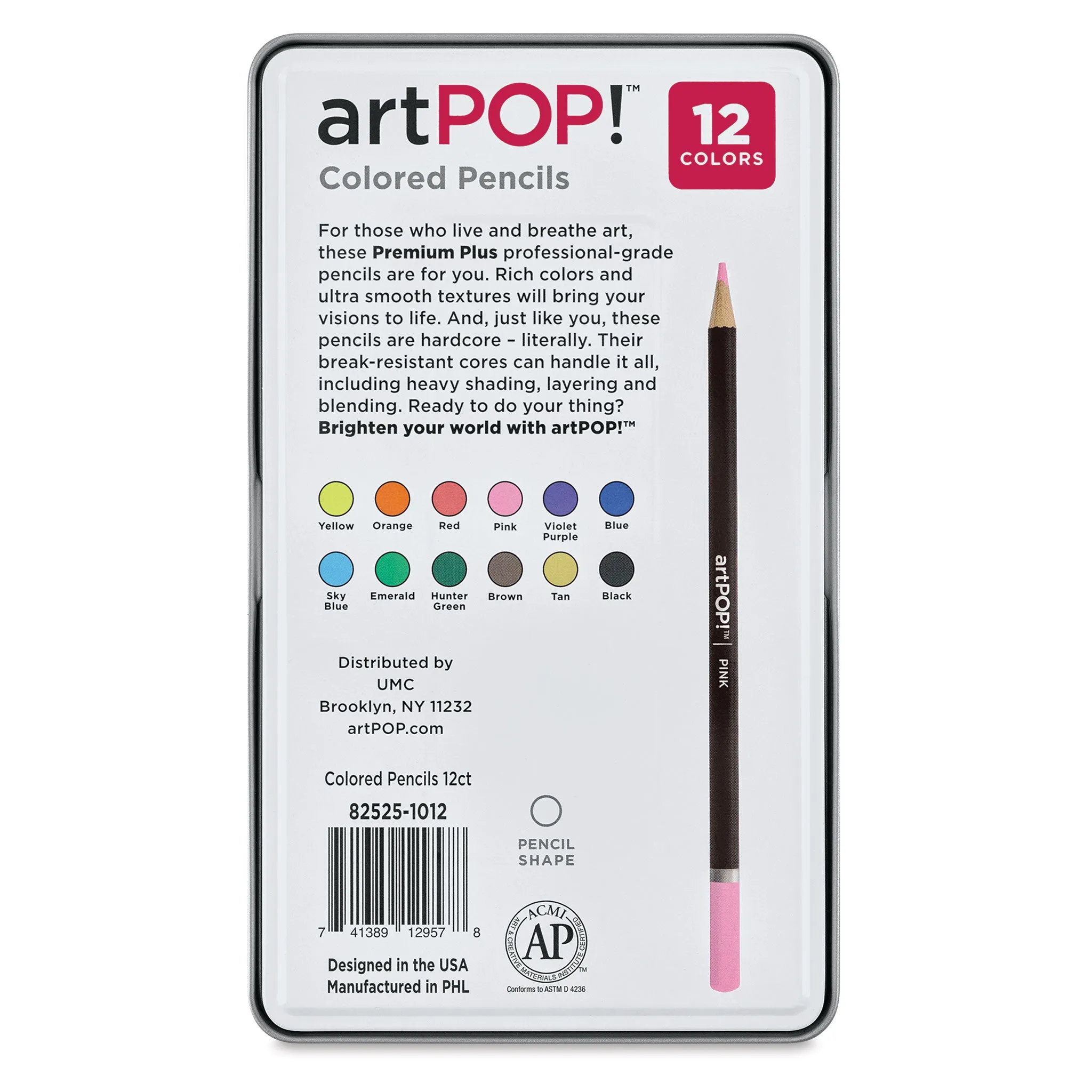 Premium Plus Colored Pencils - Set of 12