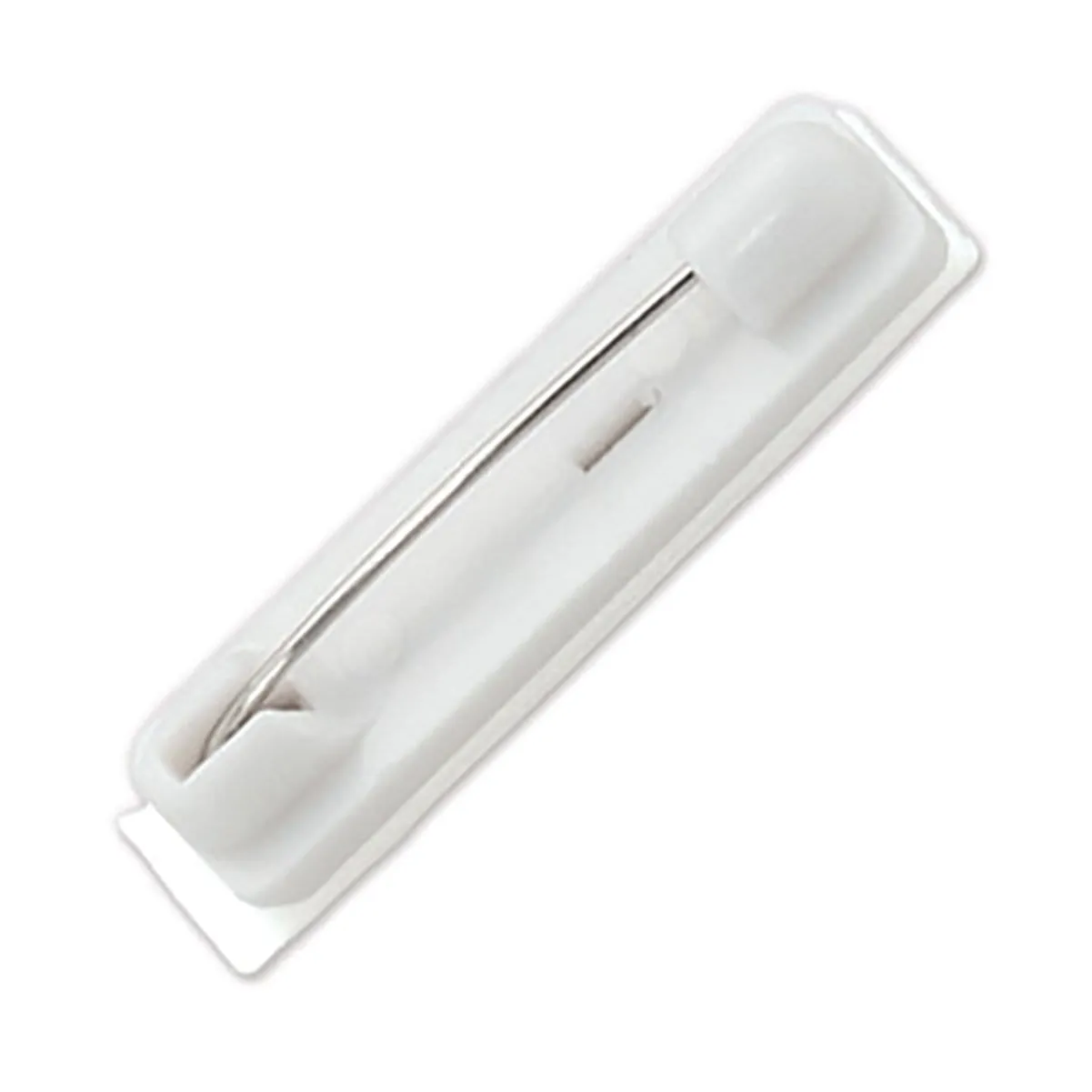 Pressure-Sensitive 1 1/4 inch Plastic Adhesive Bar Pin -  Badge & Craft Accessory (P/N 6920-3605)