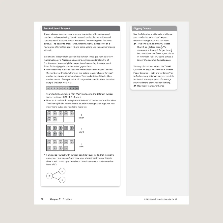 Primary Mathematics Home Instructor's Guide 3B (2022 Edition)