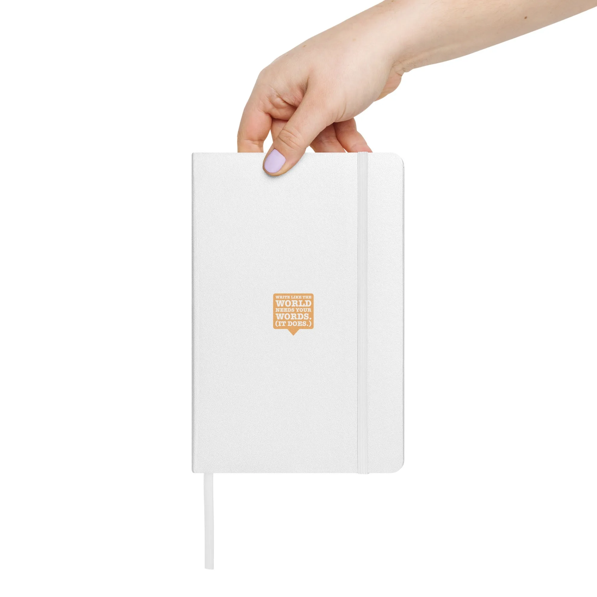 "Write Like the World Needs Your Words" Notebooks (orange)